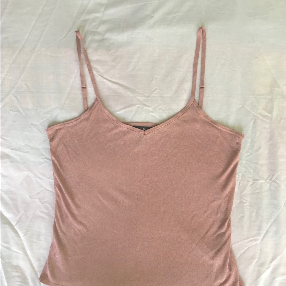 White House Black Market Mauve Sweater camisole -L